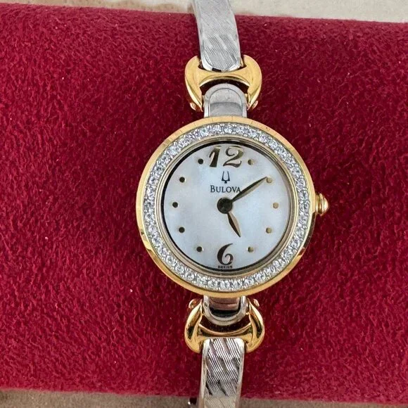 Bulova | Accessories | Bulova Classic Dress Watch With 3 Different Fabulous  Diamond Bezels | Poshmark
